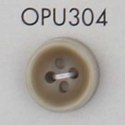 OPU304 زر بوليستر بأربع فتحات أنيق ولطيف للقمصان والبلوزات