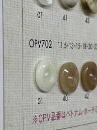 OPV702 زر بوليستر بسيط وأنيق ذو فتحتين للقمصان والبلوزات[أزرار] DAIYA BUTTON صور إضافية