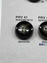 PRV41 زر من قرن الجاموس[أزرار] IRIS صور إضافية
