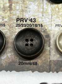 PRV43 زر بمظهر العظم للبدلات والسترات[أزرار] IRIS صور إضافية