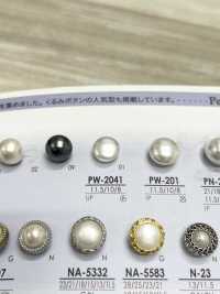 PW201 زر بتأثير اللؤلؤ، ساق مربعة، نوع محدب[Buttons] IRIS صور إضافية