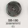 SB180 زر 4 ثقوب من صدفة عرق اللؤلؤ السوداء