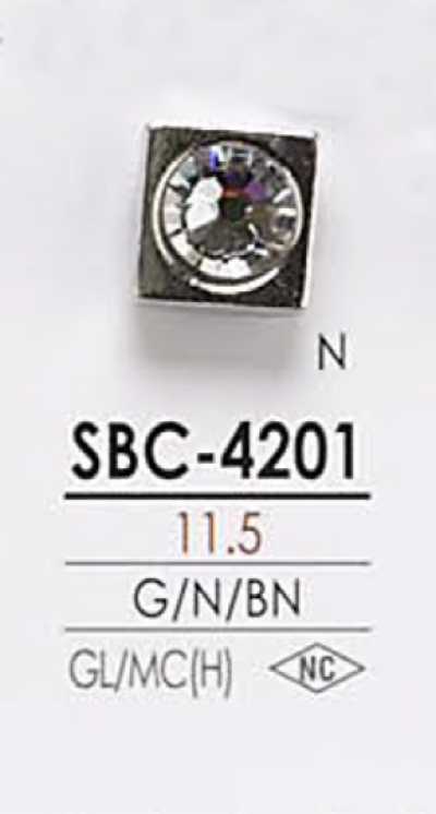 SBC4201 زر حجر كريستال