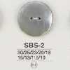 SBS2 زر ذو فتحتين من صدفة عرق اللؤلؤ السوداء