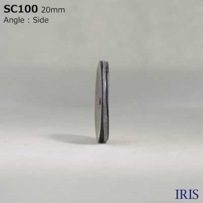 SC100 زر لامع ذو فتحتين من صدف طبيعي[أزرار] IRIS صور إضافية