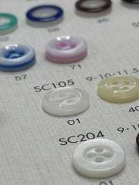 SC105 أزرار DAIYA المقاومة للصدمات من سلسلة HYPER DURABLE زر بوليستر بمظهر الصدف[Buttons] DAIYA BUTTON صور إضافية