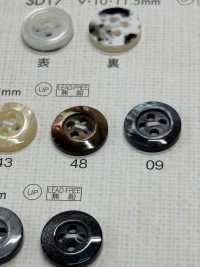 SC105 أزرار DAIYA المقاومة للصدمات من سلسلة HYPER DURABLE زر بوليستر بمظهر الصدف[Buttons] DAIYA BUTTON صور إضافية