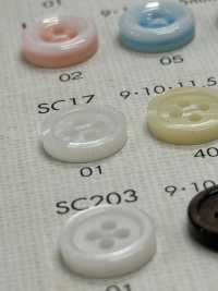 SC17 زر بوليستر بنمط الصدف من سلسلة HYPER DURABLE المقاومة للصدمات من DAIYA BUTTONS[أزرار] DAIYA BUTTON صور إضافية