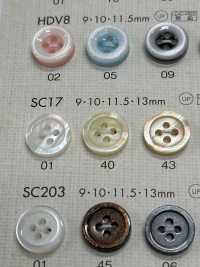 SC17 زر بوليستر بنمط الصدف من سلسلة HYPER DURABLE المقاومة للصدمات من DAIYA BUTTONS[أزرار] DAIYA BUTTON صور إضافية