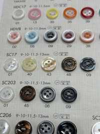 SC17 زر بوليستر بنمط الصدف من سلسلة HYPER DURABLE المقاومة للصدمات من DAIYA BUTTONS[أزرار] DAIYA BUTTON صور إضافية