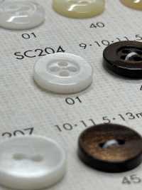 SC204 DAIYA BUTTONS زر بوليستر بمظهر الصدف من سلسلة HYPER DURABLE المقاومة للصدمات[أزرار] DAIYA BUTTON صور إضافية