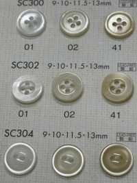 SC302 DAIYA BUTTONS زر بوليستر بشكل الصدفة[أزرار] DAIYA BUTTON صور إضافية