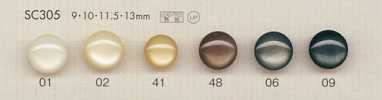 SC305 DAIYA BUTTONS زر بوليستر بنمط الصدفة