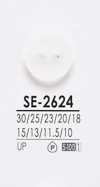SE2624 زر قميص للصباغة باللون الأسود