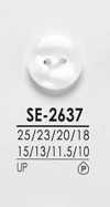 SE2637 زر قميص للصباغة السوداء