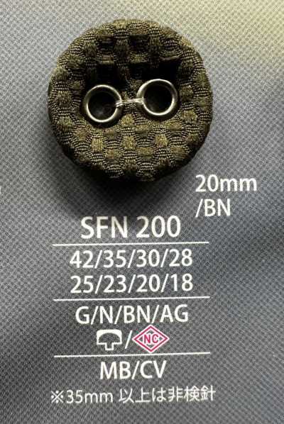 SFN200 زر مغطى بغطاء عين وعمود مغلق