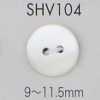 SHV104 زر صدفي بفتحتين