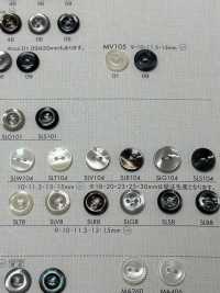 SLR104 DAIYA BUTTONS زر بوليستر بشكل الصدفة[أزرار] DAIYA BUTTON صور إضافية