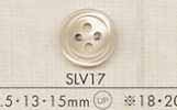 SLV17 DAIYA BUTTONS زر بوليستر بنمط الصدفة