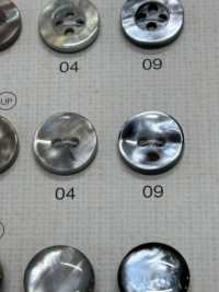 SU104 DAIYA BUTTONS زر بوليستر بشكل الصدفة[أزرار] DAIYA BUTTON صور إضافية