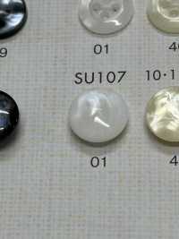 SU107 DAIYA BUTTONS زر بوليستر بنمط الصدفة[أزرار] DAIYA BUTTON صور إضافية