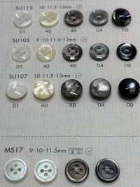 SU107 DAIYA BUTTONS زر بوليستر بنمط الصدفة[أزرار] DAIYA BUTTON صور إضافية
