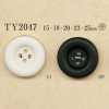 TY2047 زر 4 ثقوب من راتنج البوليستر/النحاس الأصفر