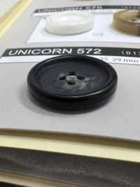 UNICORN572 [نمط قرن الجاموس] زر بأربع ثقوب مع حافة[Buttons] NITTO Button صور إضافية