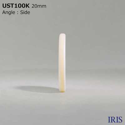 UST100K زر صدف طبيعي مصبوغ بفتحتين بلمسة مطفية[Buttons] IRIS صور إضافية