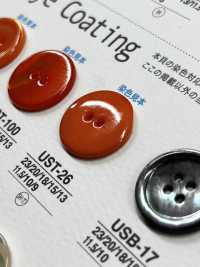 UST26 مادة طبيعية، مصبوغ، مصنوع من Takase Shell، أمامي ذو فتحتين، زر لامع[Buttons] IRIS صور إضافية