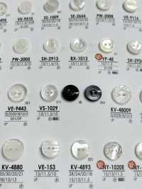 VS1029 أزرار القمصان للصباغة بالأسود IRIS صور إضافية