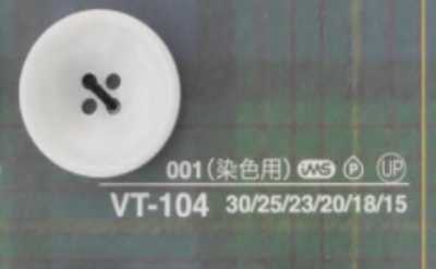 VT104 زر بأربع ثقوب من راتنج البوليستر
