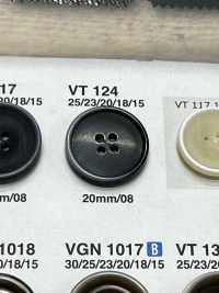 VT124 زر مسطح بمظهر قرن الجاموس[أزرار] IRIS صور إضافية