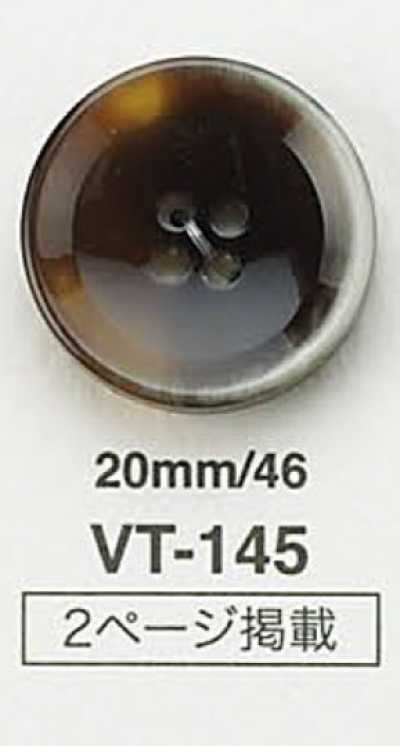 VT145 زر مسطح بنمط Buffalo