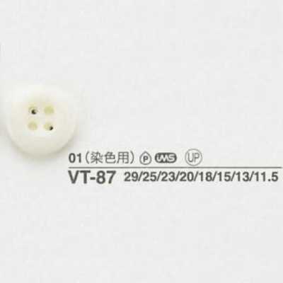VT87 زر من راتنج البوليستر بأربع فتحات