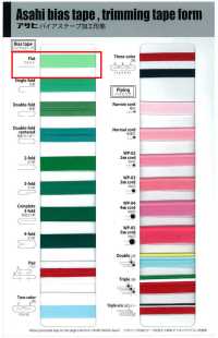 ファミリーコットンバイアス(フラット) Family Cotton بايس (بايس مسطح)[Ribbons, Tapes, And Cords] Asahi Bias (Watanabe Fukuhaku Kogyo) صور إضافية