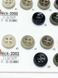 NICK2002 زر بمظهر العظم للقمصان والملابس الخفيفة[Buttons] IRIS صور إضافية