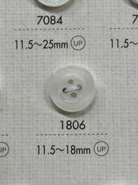 1806 DAIYA BUTTONS زر بوليستر بأربعة ثقوب[أزرار] DAIYA BUTTON صور إضافية