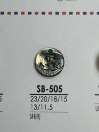 SB505 زر 4 ثقوب من صدفة أم اللؤلؤ السوداء[أزرار] IRIS صور إضافية
