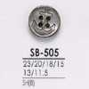 SB505 زر 4 ثقوب من صدفة أم اللؤلؤ السوداء