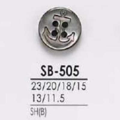 SB505 زر 4 ثقوب من صدفة أم اللؤلؤ السوداء