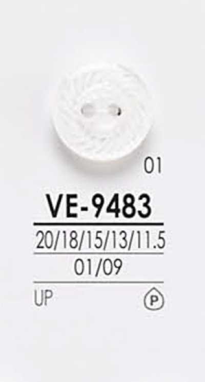 VE9483 زر قميص أسود وقابل للصباغة