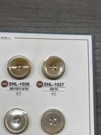 SNL1037 زر صدفة تاكاسي طبيعي ذو 4 ثقوب[أزرار] IRIS صور إضافية