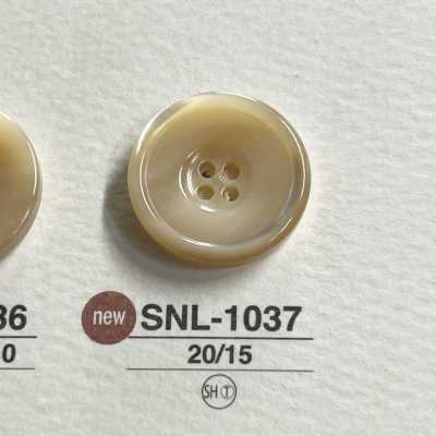 SNL1037 زر صدفة تاكاسي طبيعي ذو 4 ثقوب