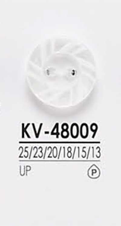 KV48009 زر بوليستر بسيط ذو فتحتين