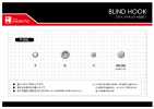 5301 4SET خطاف مخفي مقاس 10mm (طقم غسالة، زنبرك، زر كباس، حلقة معدنية)