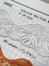 24022 دانتيل تول ضيق Kyowa Lace صور إضافية
