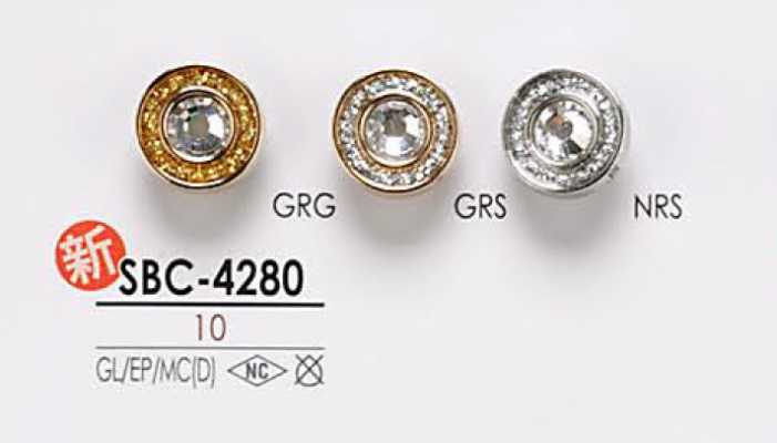 SBC4280 زر بحجر كريستال