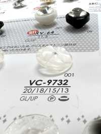 VC9732 زر حجر كريستال بنمط Pin Curl قابل للتلوين[أزرار] IRIS صور إضافية