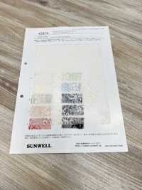 42874 تول راشيل مزهر[Textile / Fabric] SUNWELL صور إضافية
